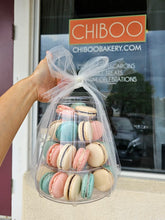 Load image into Gallery viewer, Custom 4-tier macaron tower retail walk in macarons macaroons CHIBOO Chiboo Bakery Reston Herndon Reston Market Custom Dessert Baby Shower Weddings Celebrations Birthday Anniversary Reston Town Center Dessert