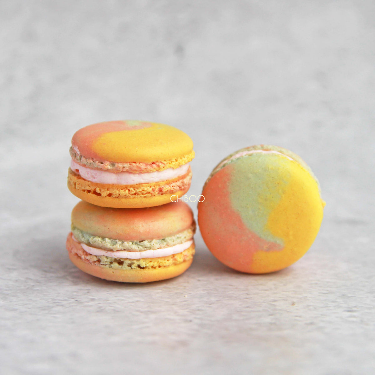 Custom Event French Macarons for Weddings, Parties, Colorful Northern Virginia Washington DC Area Commercial Event Macarons Desserts Catering